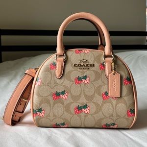 Coach Strawberry Sydney Satchel Bag 🍓